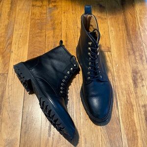 & Other stories black leather boots